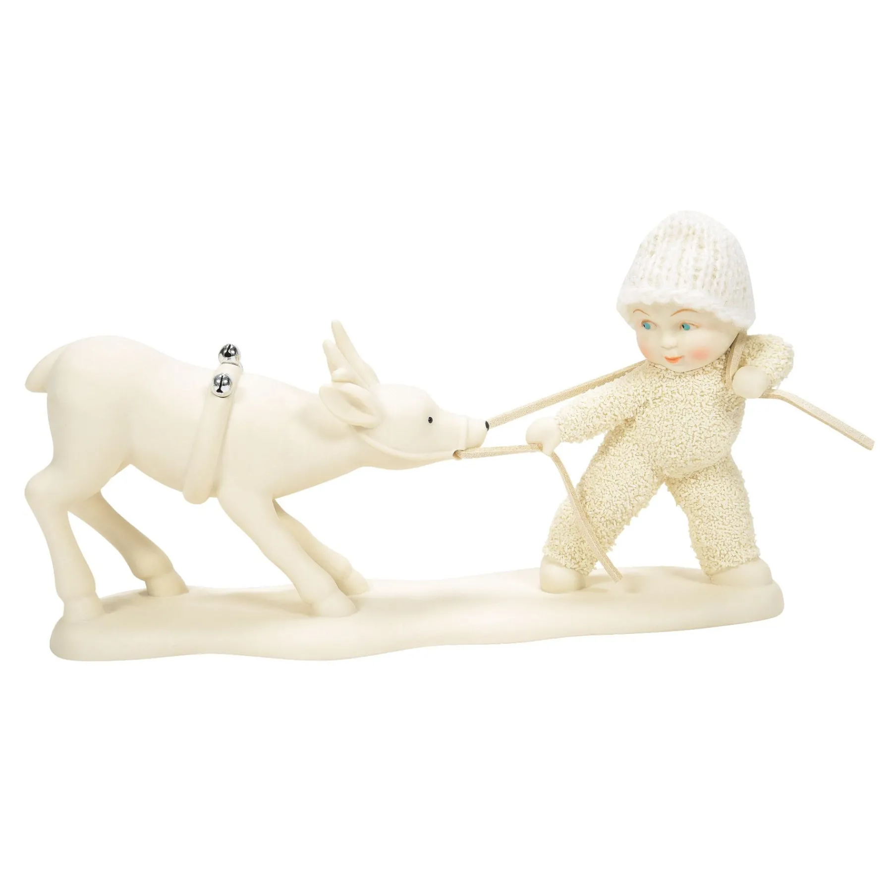 Department 56 Snowbabies Classic Collection>Reluctant Reindeer