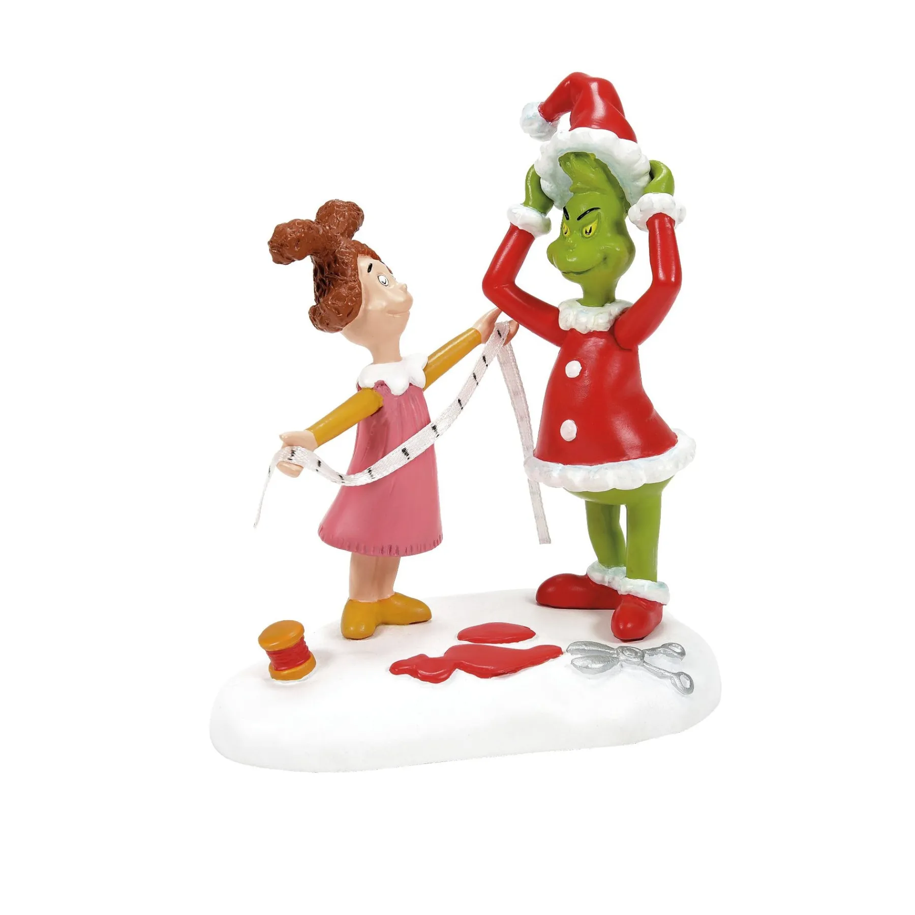 Department 56 Grinch™ Village>Being Fitted for a Santy Suit