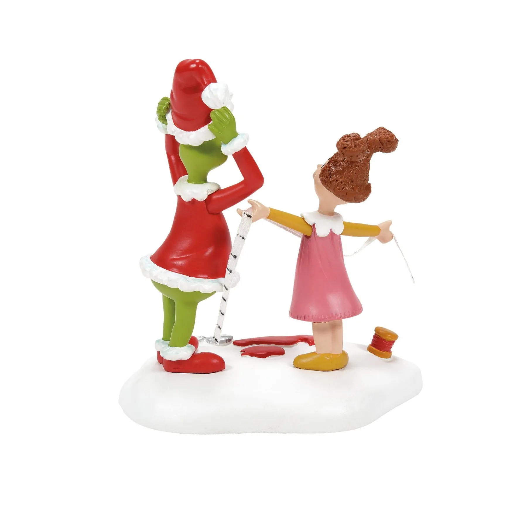 Department 56 Grinch™ Village>Being Fitted for a Santy Suit