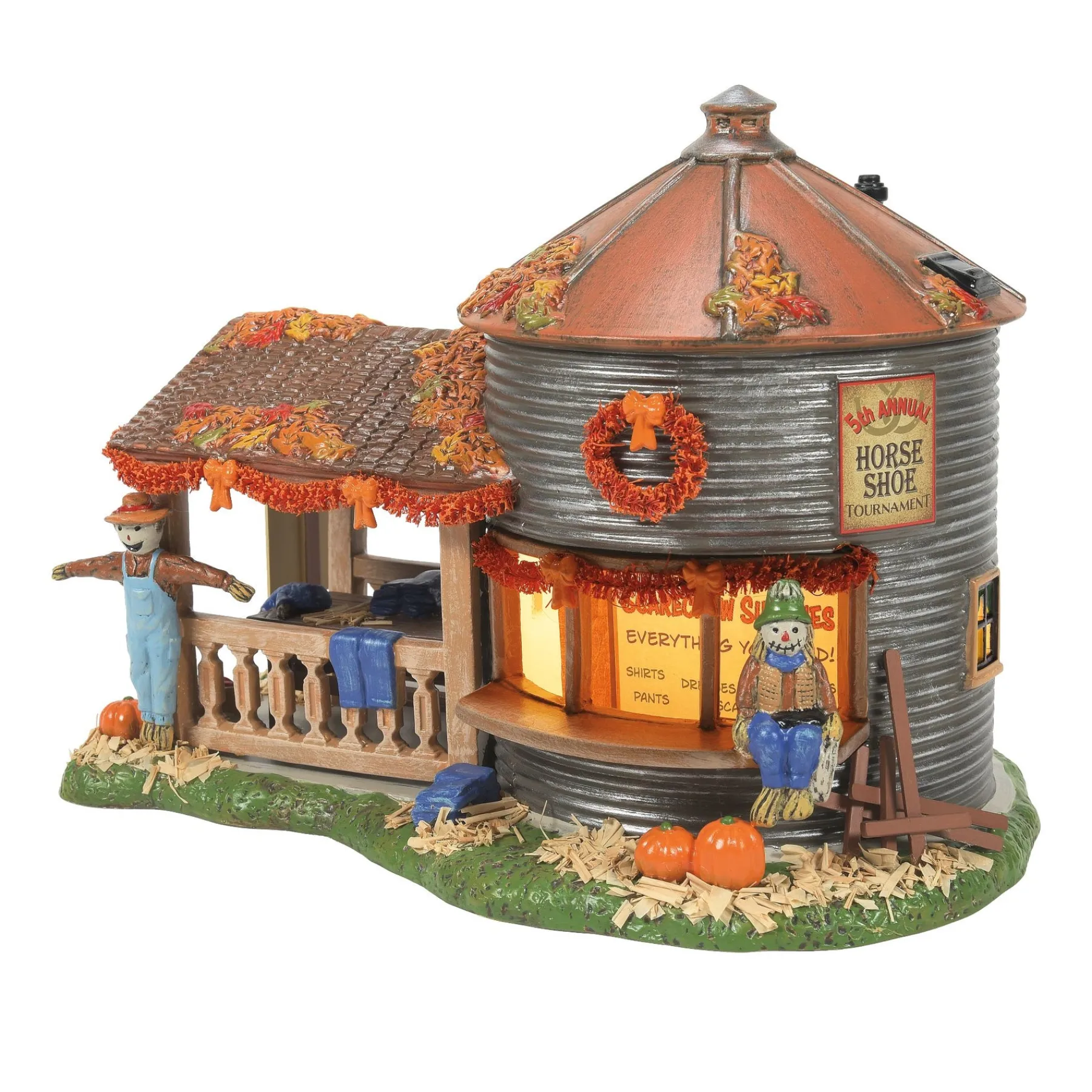 Department 56 Snow Village Halloween>Make & Take Scarecrow Shack