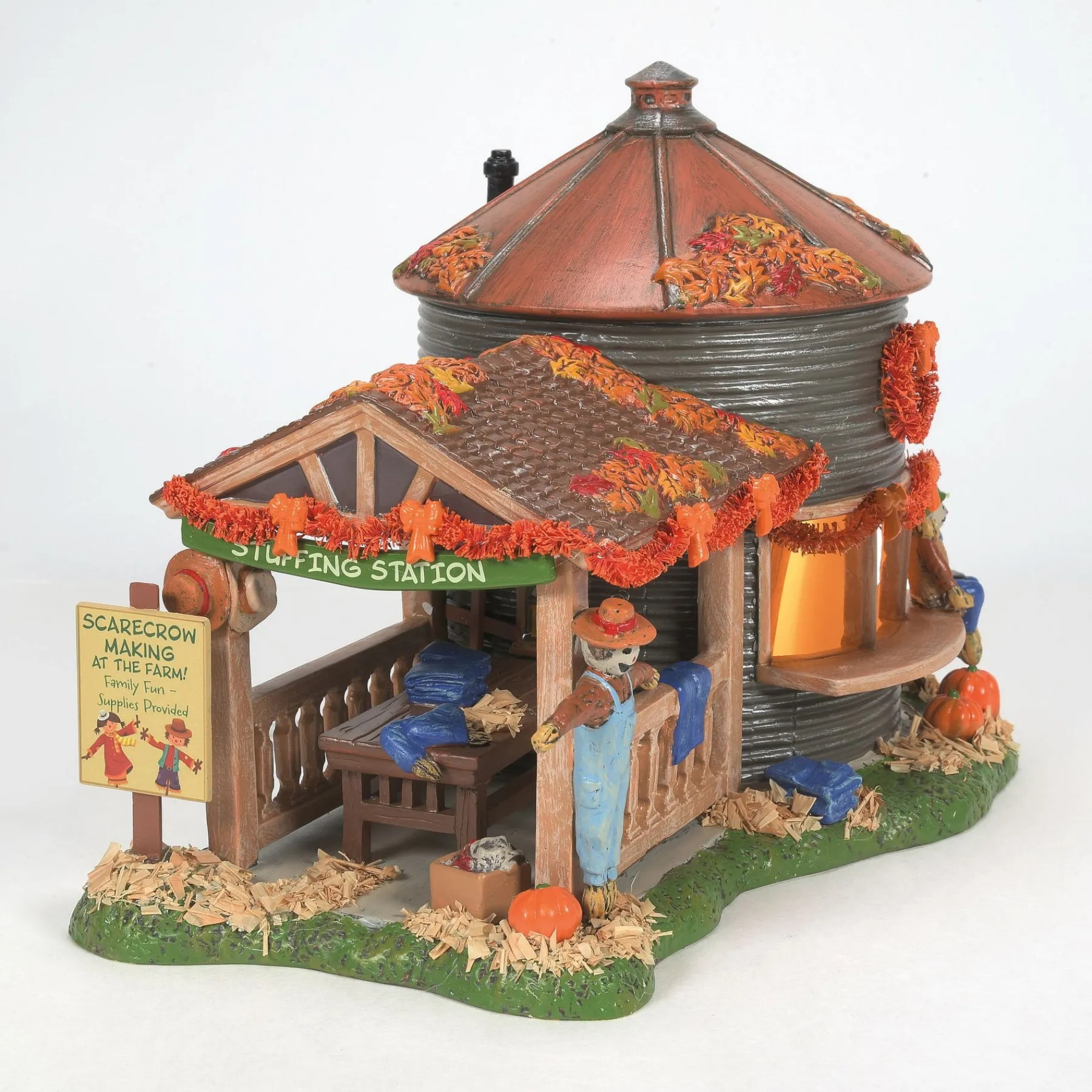 Department 56 Snow Village Halloween>Make & Take Scarecrow Shack
