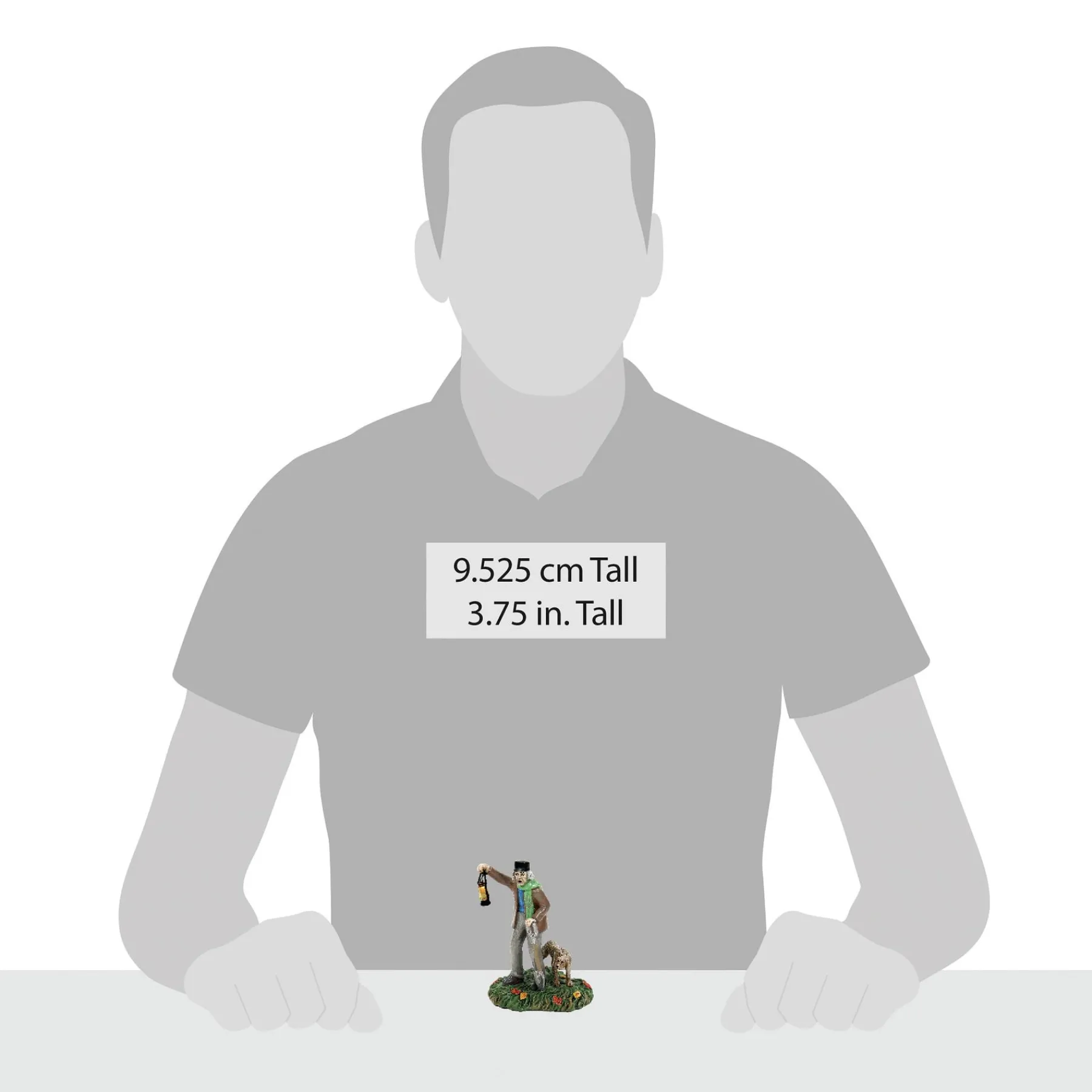 Department 56 Snow Village Halloween>Silas Crump & His Dog, Bones