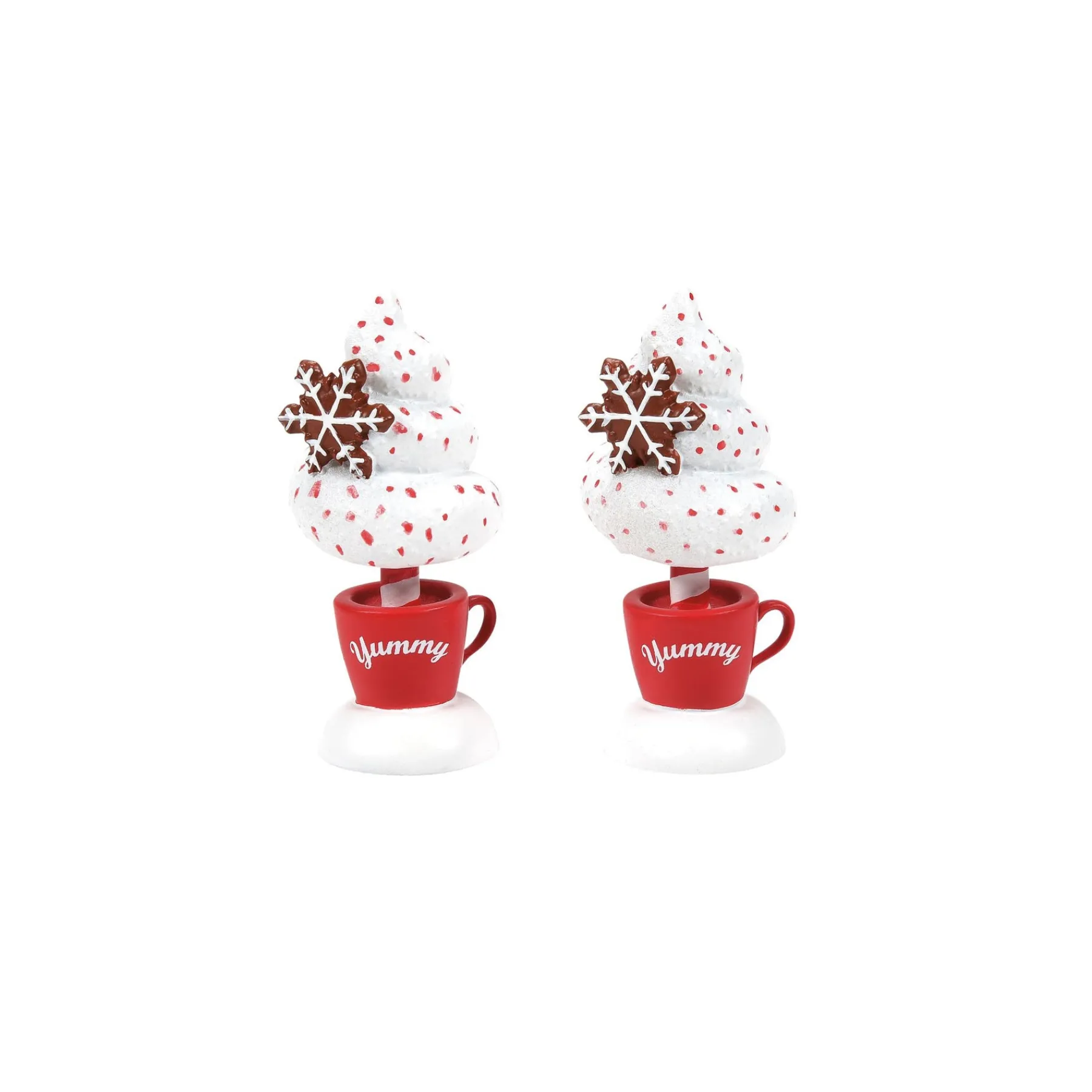 Department 56 Village Accessories>Cocoa & Cream Topiary S/2