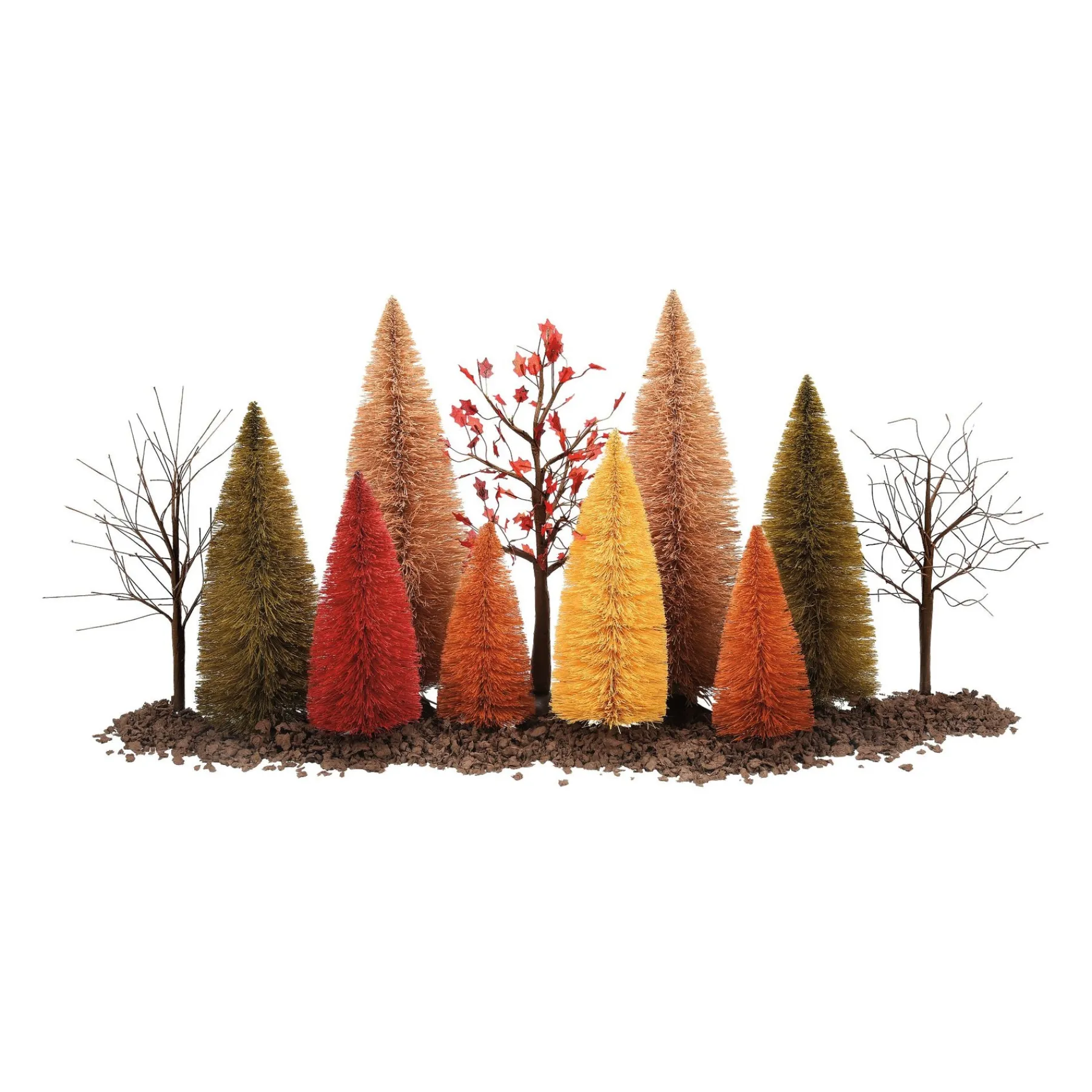 Department 56 Halloween Village Accessories>A Splendid Fall Landscape Set