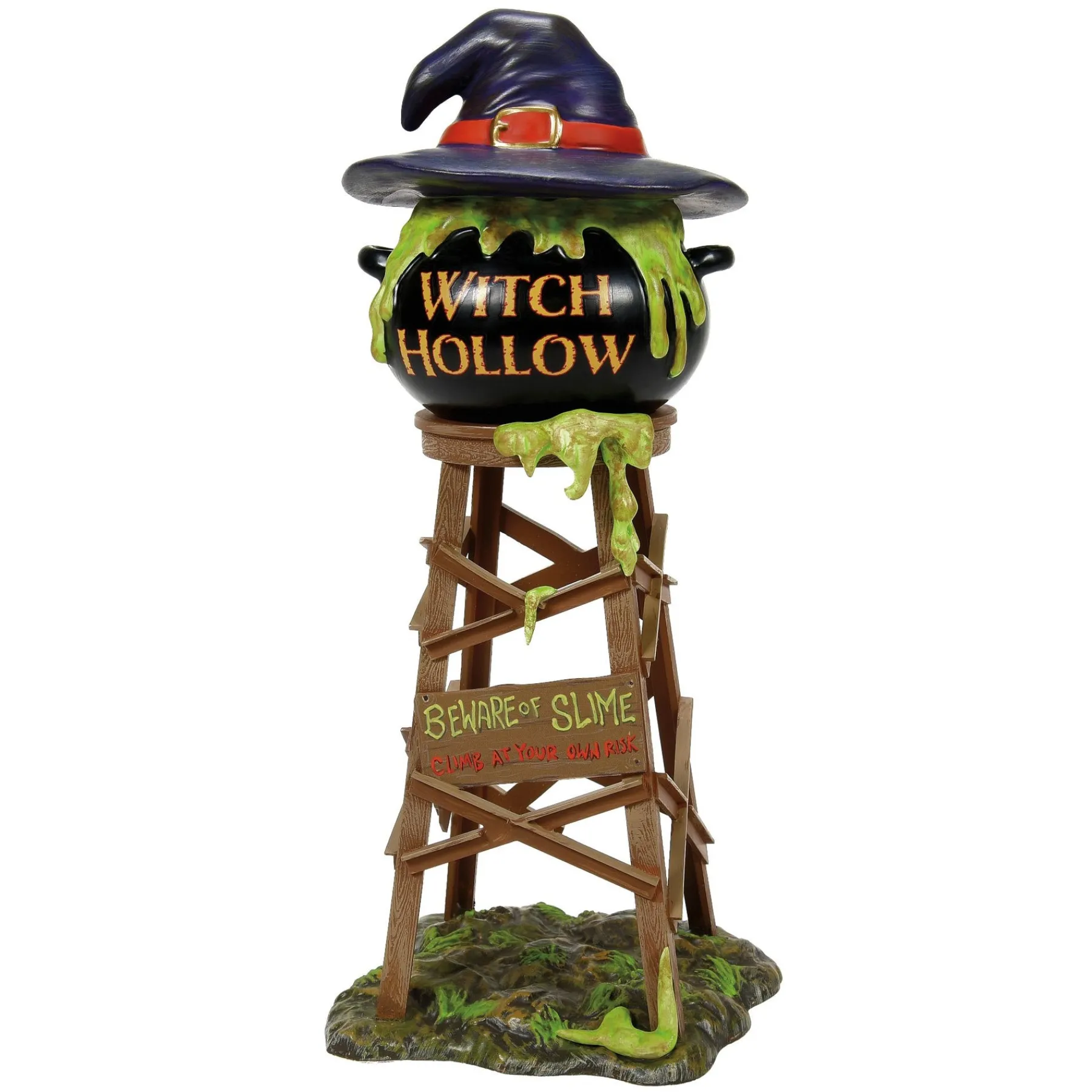 Department 56 Snow Village Halloween>Witch Hollow Watertower