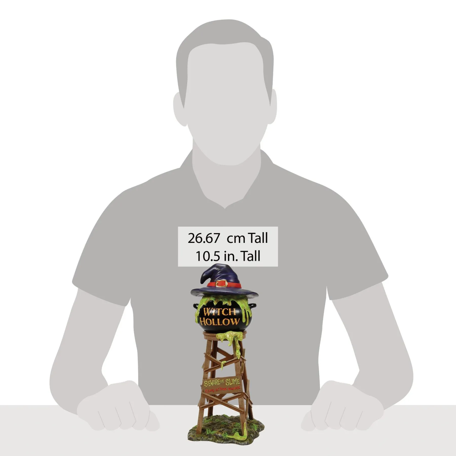 Department 56 Snow Village Halloween>Witch Hollow Watertower