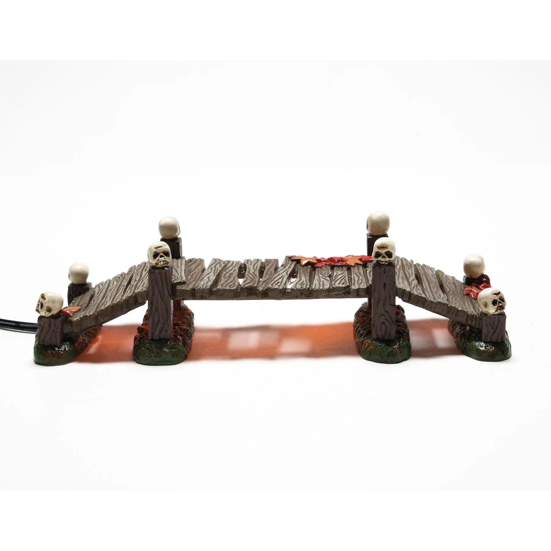 Department 56 Halloween Village Accessories>LIT Haunted Boardwalk Bridge