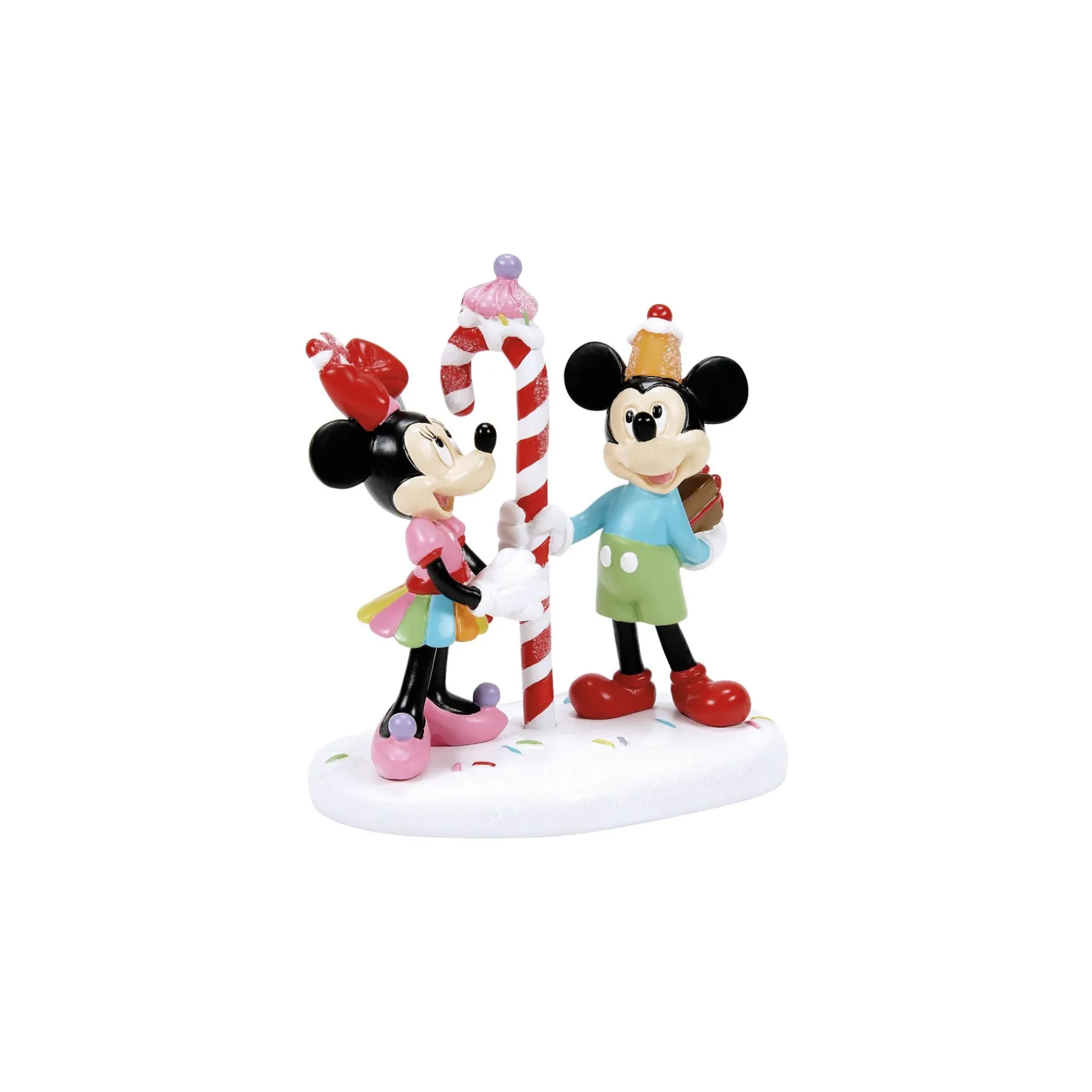 Department 56 Disney Village>Mickey & Minnie Share A Treat
