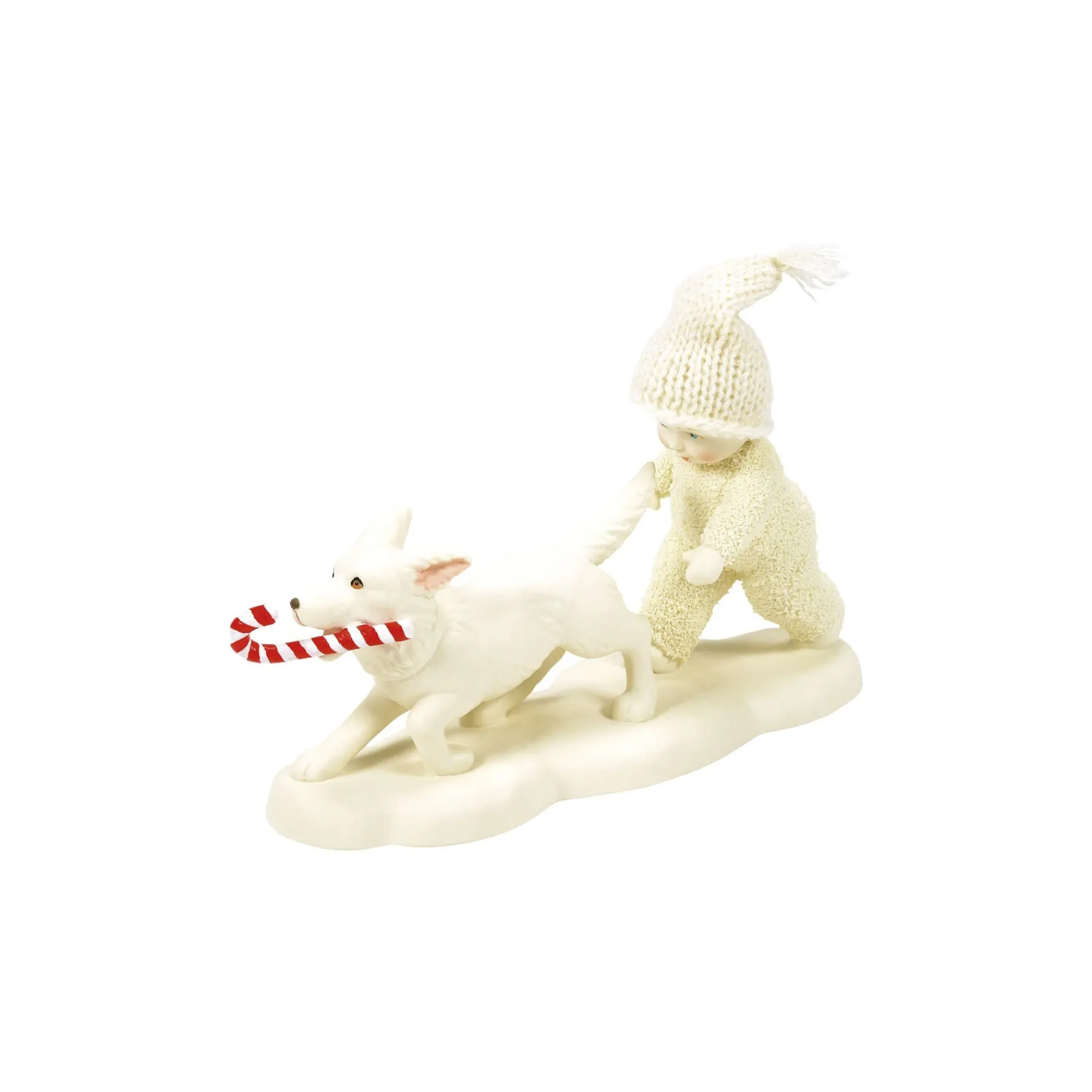 Department 56 Snowbabies Classic Collection|Snowbabies Christmas Jubilee Collection>Candy Cane Chase