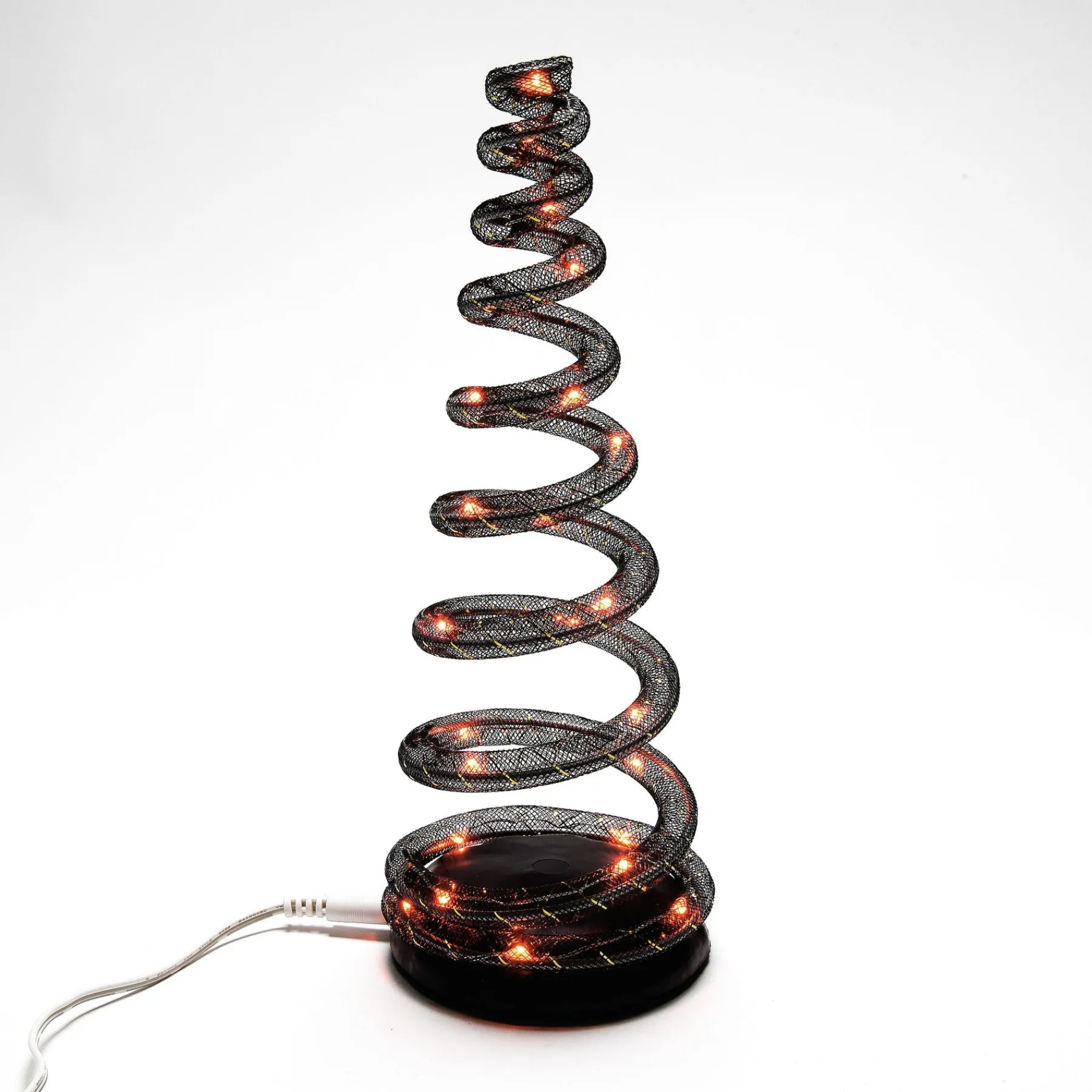 Department 56 Halloween Village Accessories>Spiralight LED Tree Orange