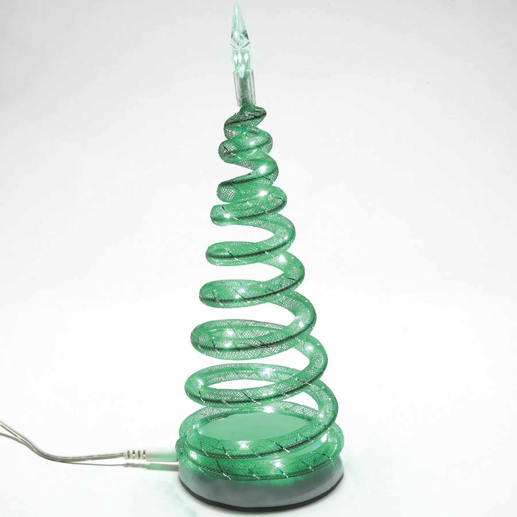 Department 56 Village Accessories>Spiralight LED Tree Green