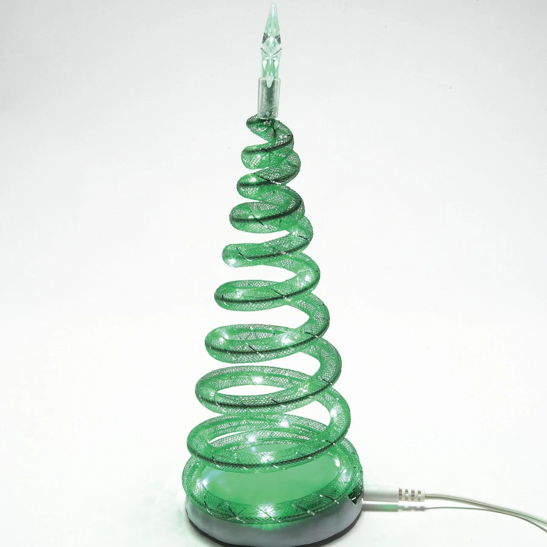 Department 56 Village Accessories>Spiralight LED Tree Green