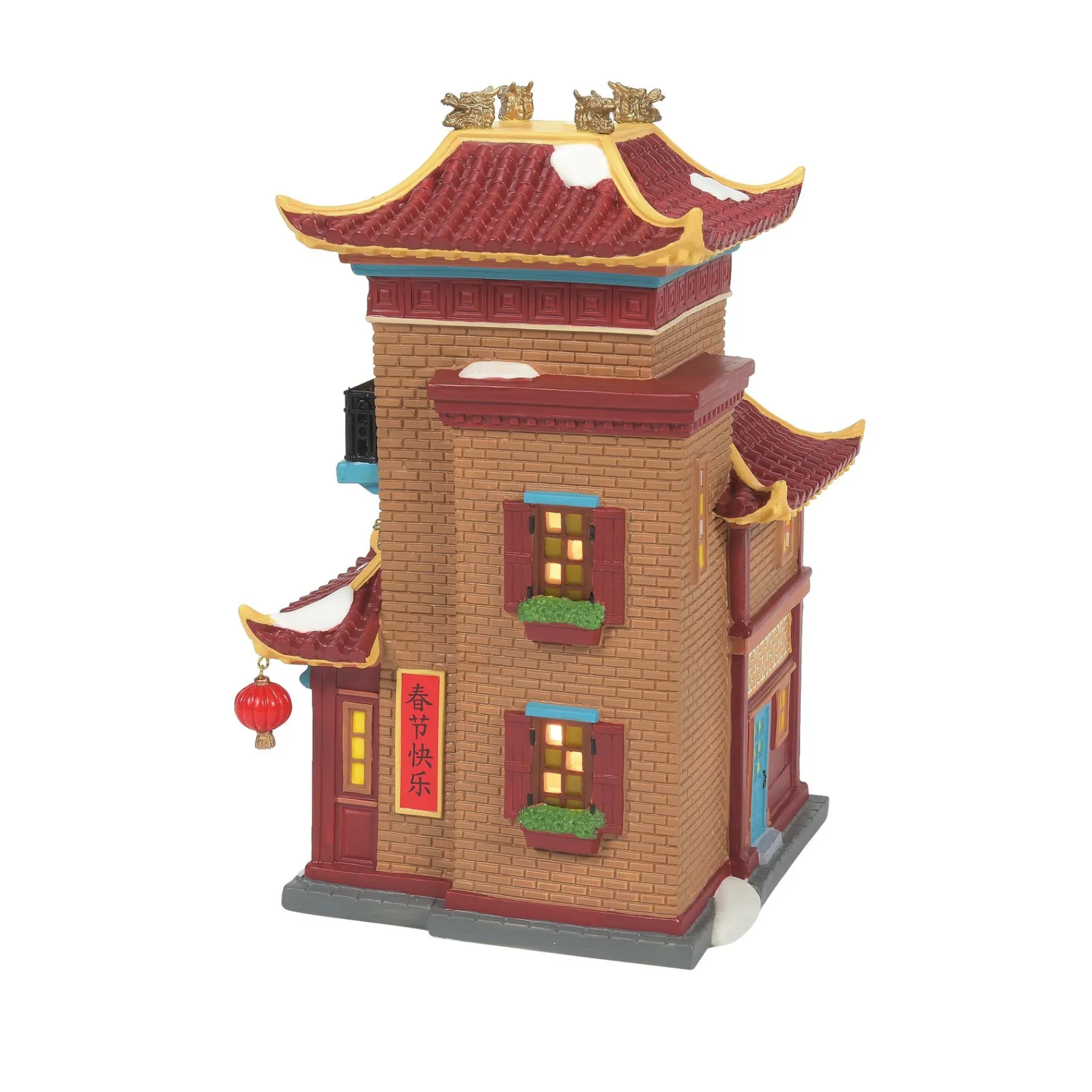 Department 56 Christmas In The City Series>Lunar Dragon Tea House