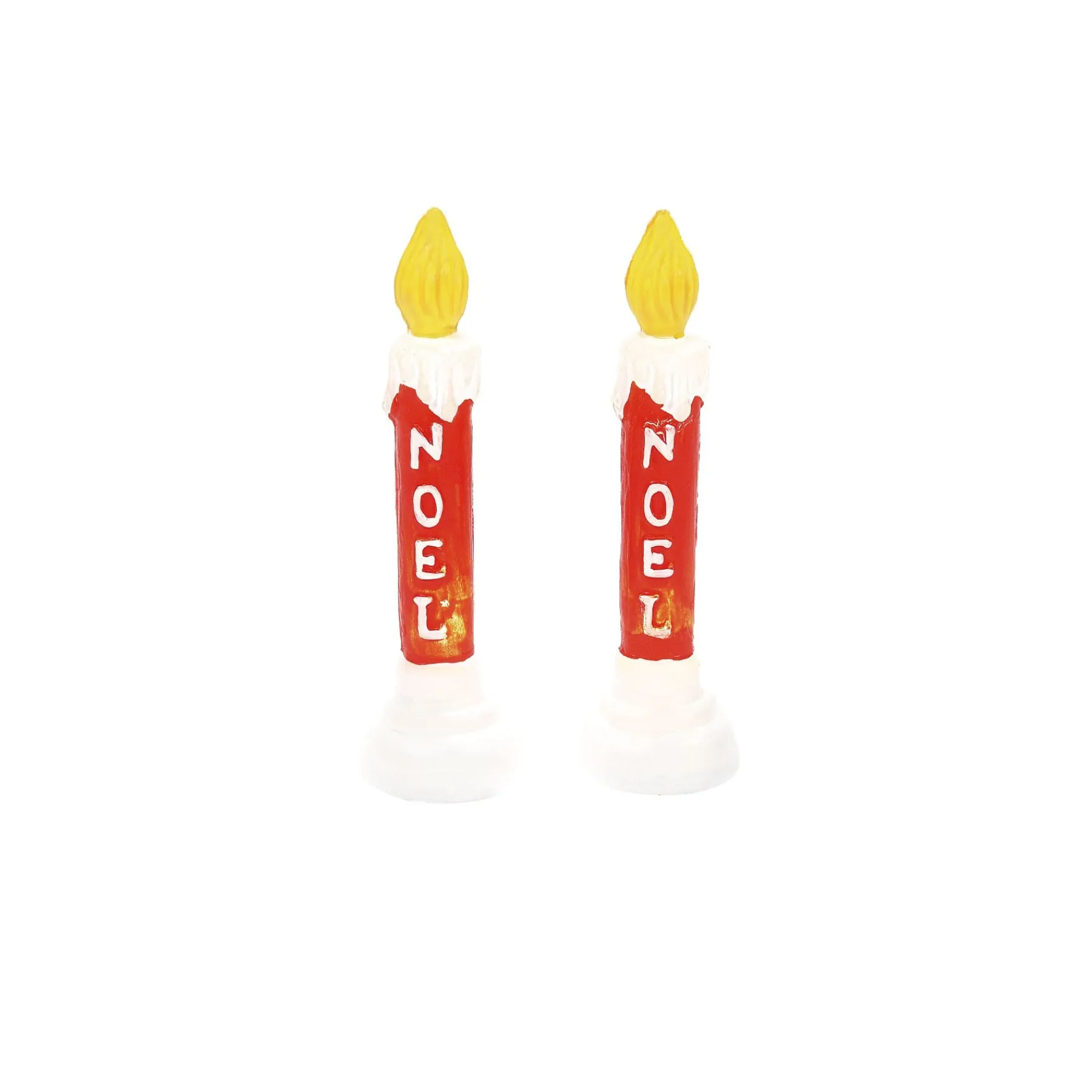 Department 56 Village Accessories>Blow Mold Candle s/2