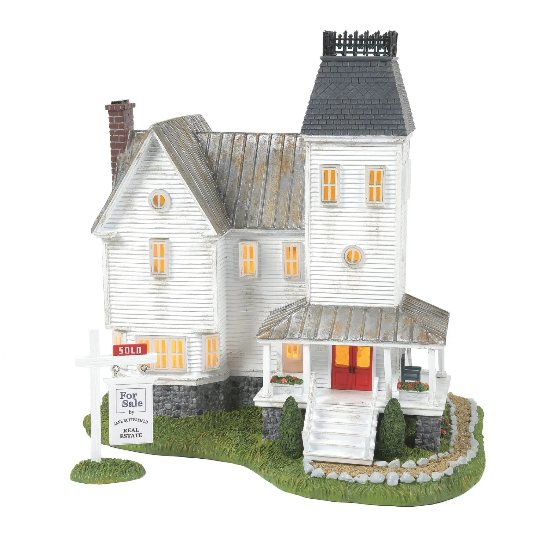 Department 56 Hot Properties Village>The Beetlejuice House