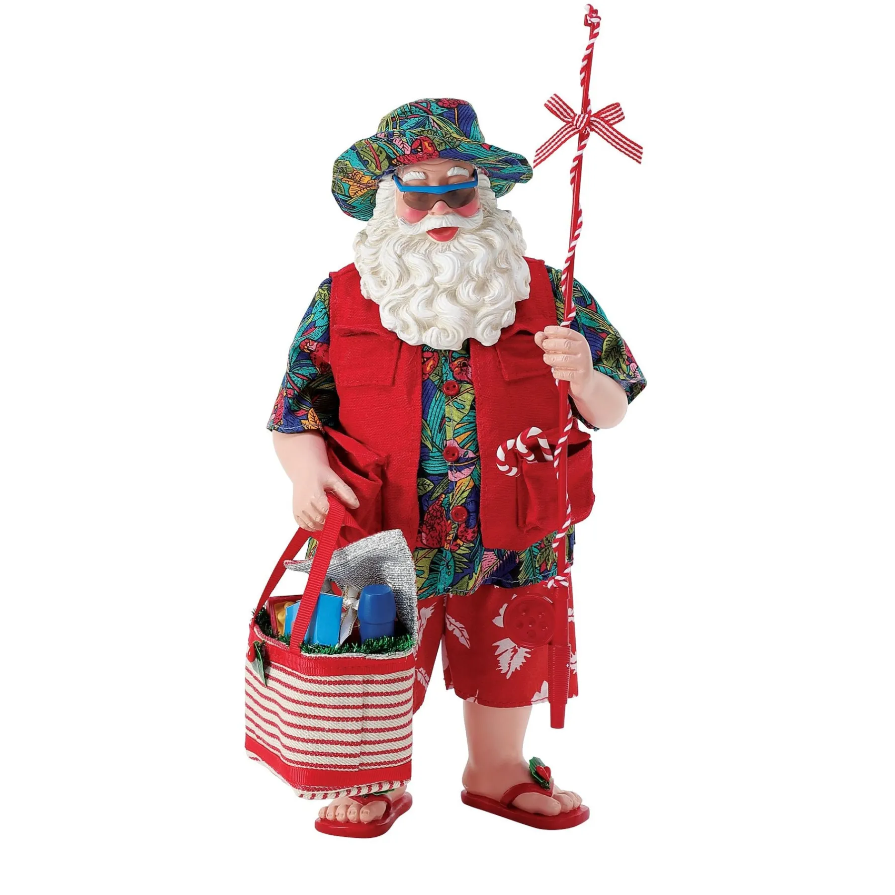 Department 56 By The Sea>Hook, Line and Santa