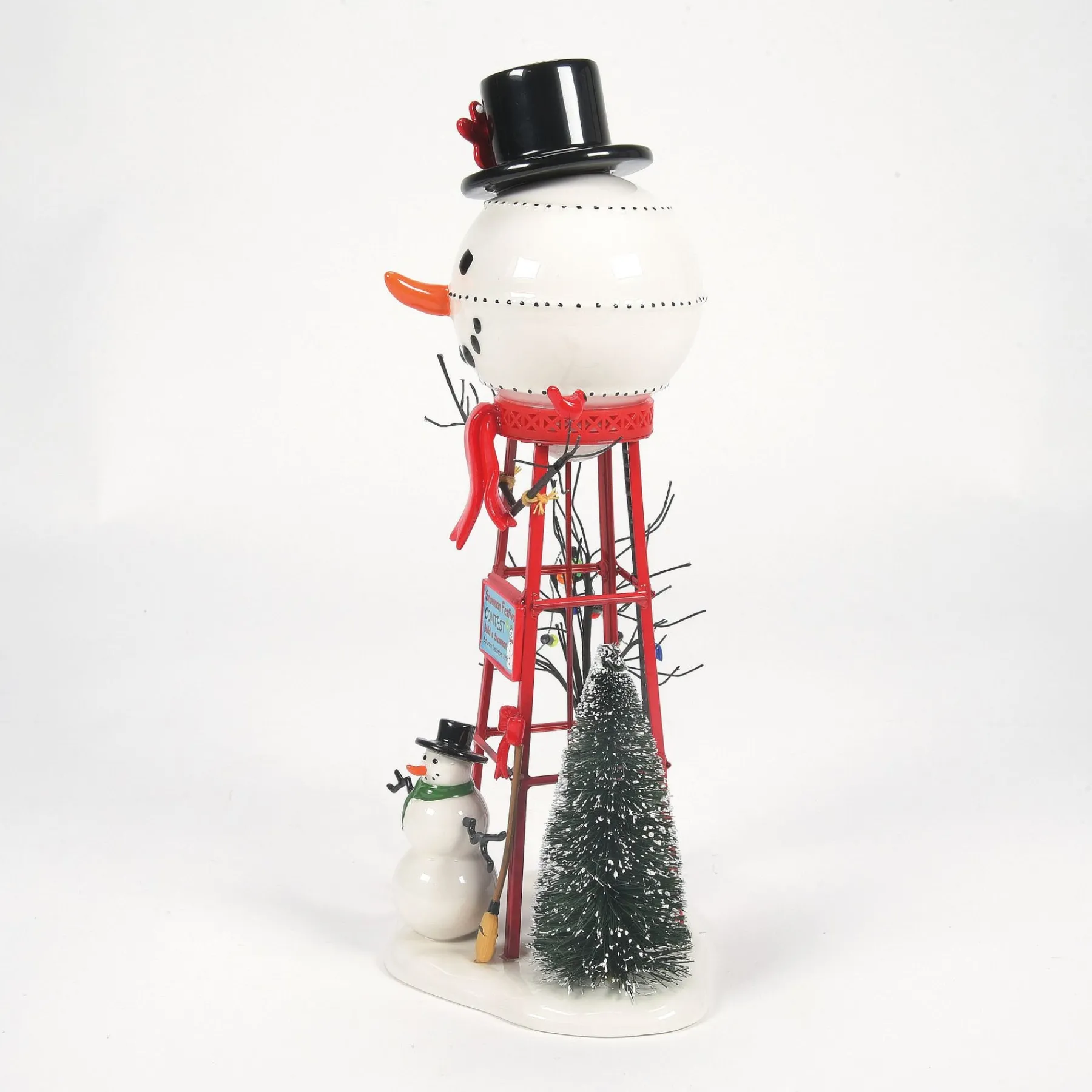 Department 56 Village Accessories>Snowman Watertower