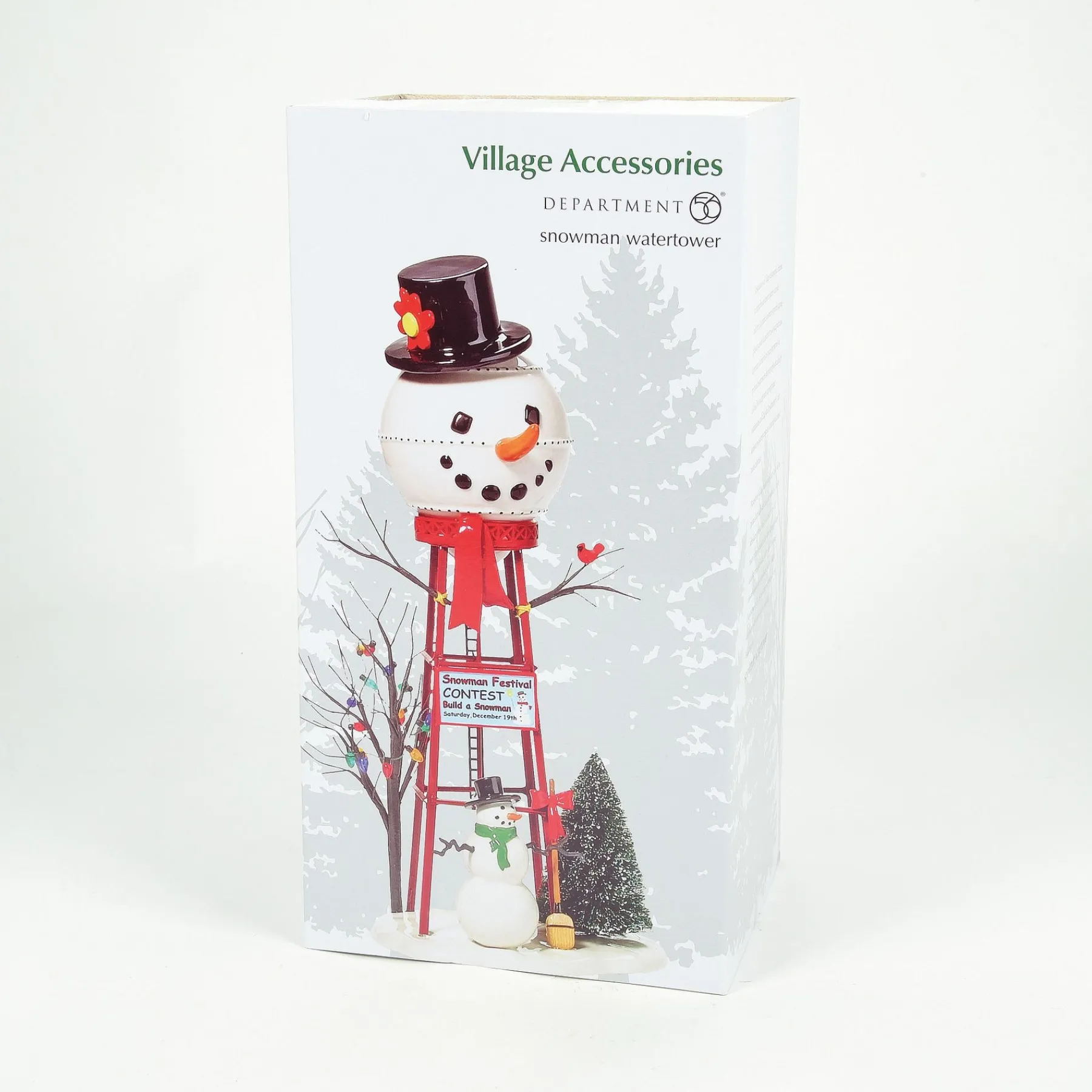 Department 56 Village Accessories>Snowman Watertower