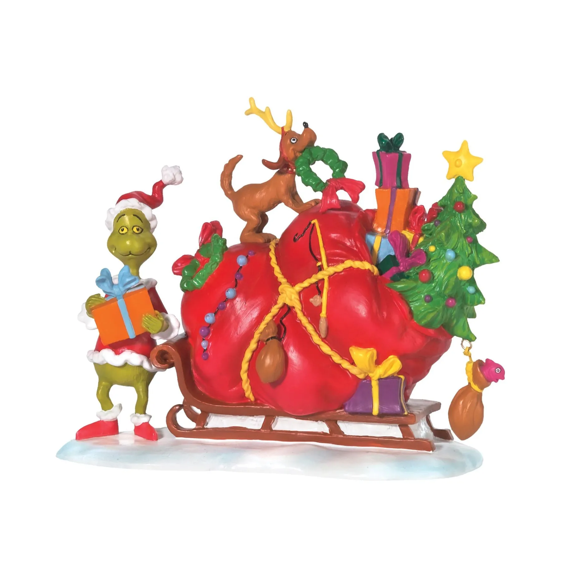 Department 56 Grinch™ Village>The Grinch's Small Heart Grew